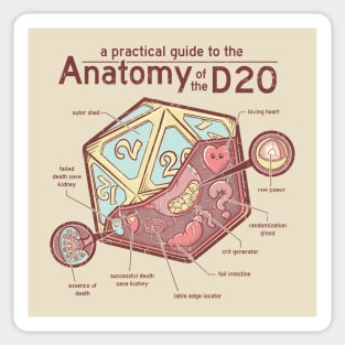 Anatomy of the D20 Sticker